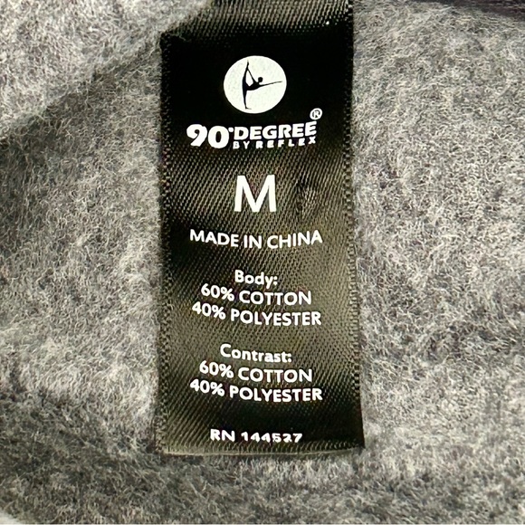 90 Degree by Reflex Charcoal Hoodie - NEW - Picture 5 of 9